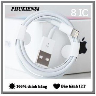 Cáp sạc Iphone 6-7-8-X [ IC ZIN ] BH12T