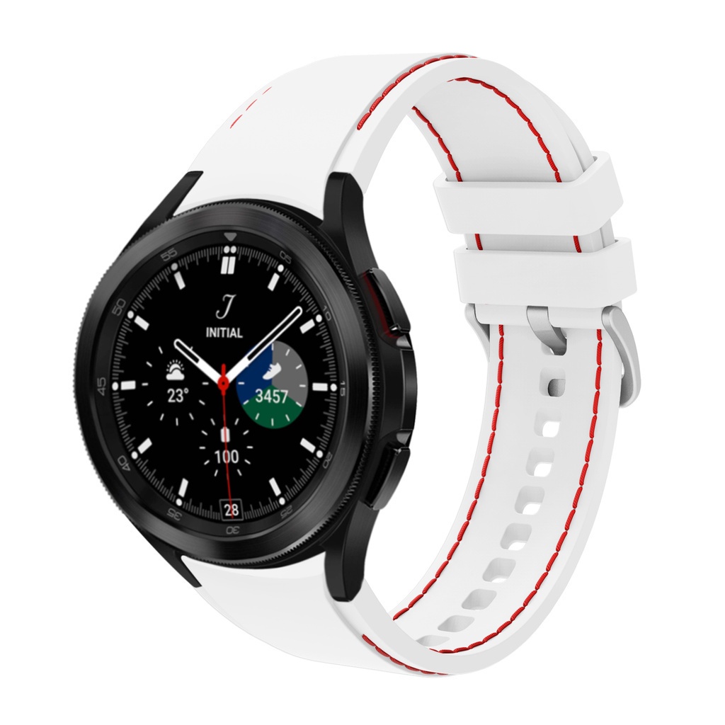 Dây đồng hồ chất liệu silicon 20mm cho đồng hồ thông minh Samsung Galaxy Watch 4 Classic 46mm 42mm Watch4 44 / 40mm