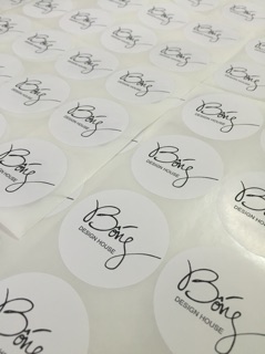 in tem decal tròn dán sản phẩm kích thước 5x5cm