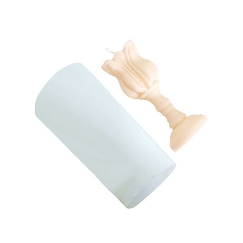 Khuôn Silicone Hình Lọ Hoa Tulip Làm Đồ Thủ Công DIY