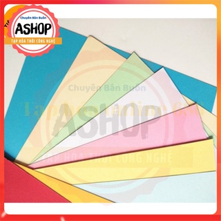 giấy bìa , giấy màu cứng a4 5 màu tập 100 tờ ASHOP-TẠP HÓA THỜI CÔNG NGHỆ
