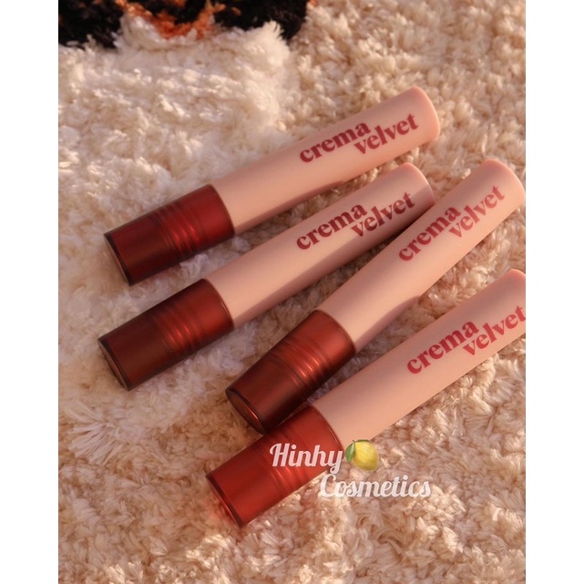 Son Kem Lì, Mịn Mượt như Nhung Etude Crema Velvet Tint 3.6g | BigBuy360 - bigbuy360.vn