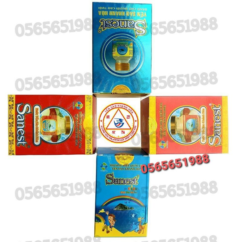 COMBO 10 hũ nước YẾN SÀO KHÁNH HÒA SANEST