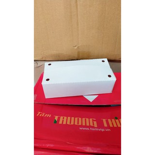 Hộp giấy đựng gà màu trắng KT20x10x6(Giá 50 cái)