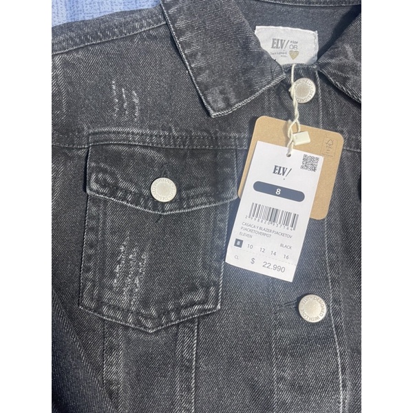 Áo bò bé trai ELV 4-15 tuổi  Áo khoác bò denim xuất dư 0822