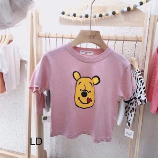 Áo croptop mặt gấu Pool LDU0519