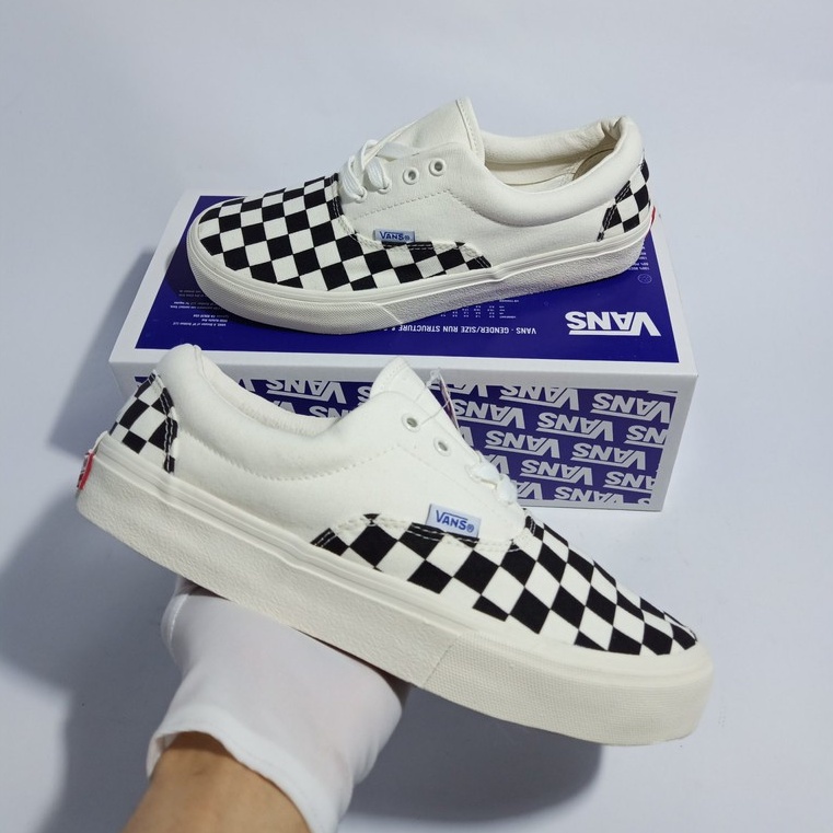 Giày thể thao nam nữ Vans car - giày Vans caro buộc dây siêu cấp Full Box