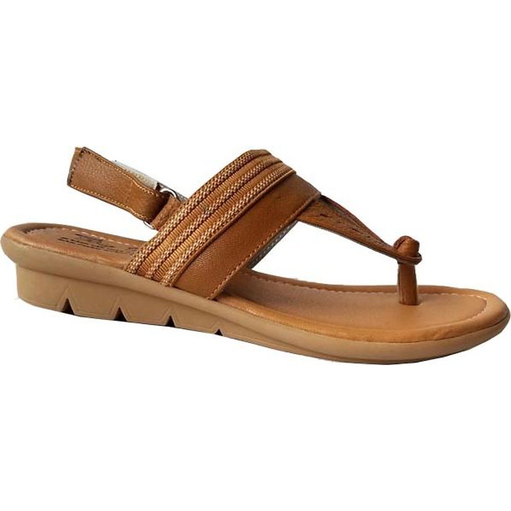 Giày sandal xỏ ngón nữ da bò thật BIGGBEN HKD436