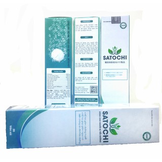 COMBO 3 HỘP Satochi – Viên sủi hỗ trợ tiểu đường hộp 20 viên – CHÍNH HÃNG