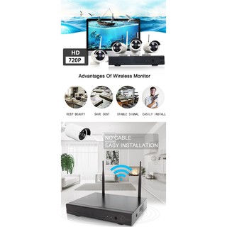 BỘ KIT 4 CAMERA IP KHÔNG DÂY 960P