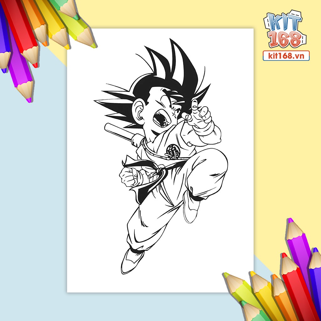 Tranh tô màu Dragon Ball TTM-0026