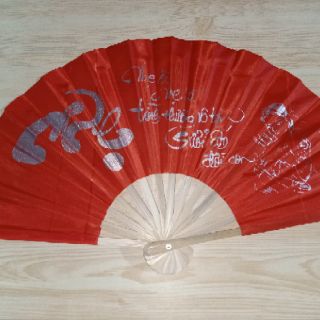 QUẠT VẢI XẾP THƯ PHÁP CAO CẤP size Trung
