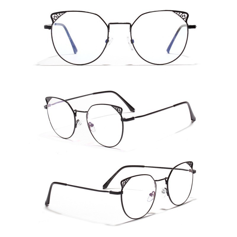 Kính mắt mèo gọng kim loại tròn thời trang gentle monster | BigBuy360 - bigbuy360.vn