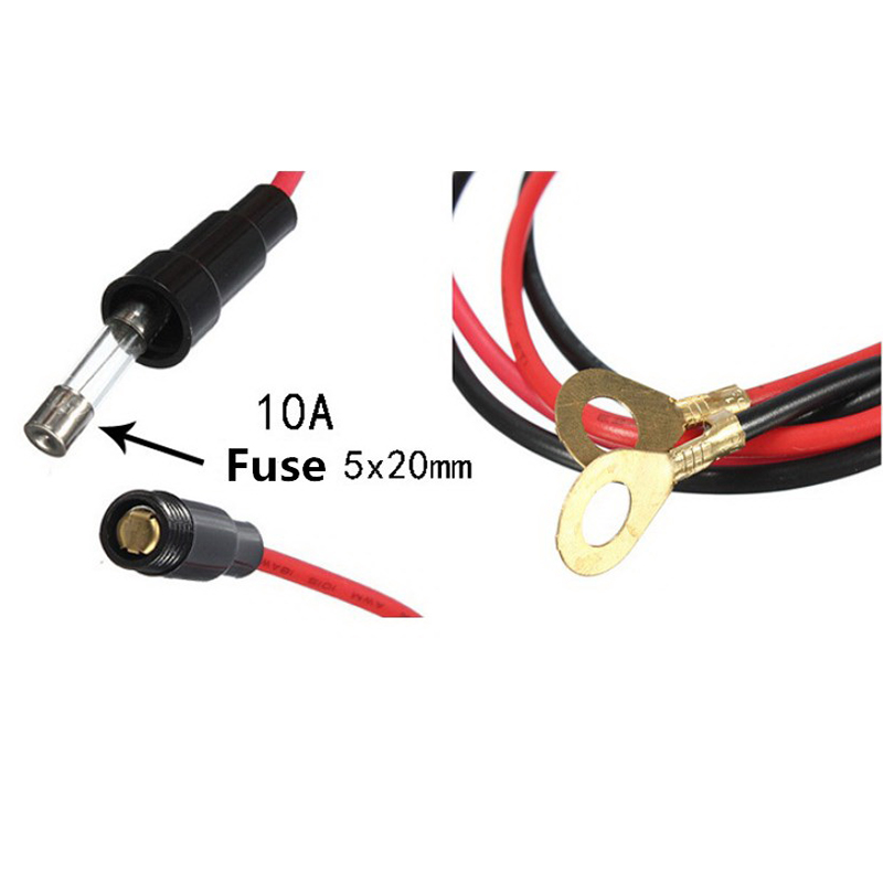 Tẩu sạc 12V 120W chống thấm nước cho xe máy/ tàu thuyền/ 1 Cáp