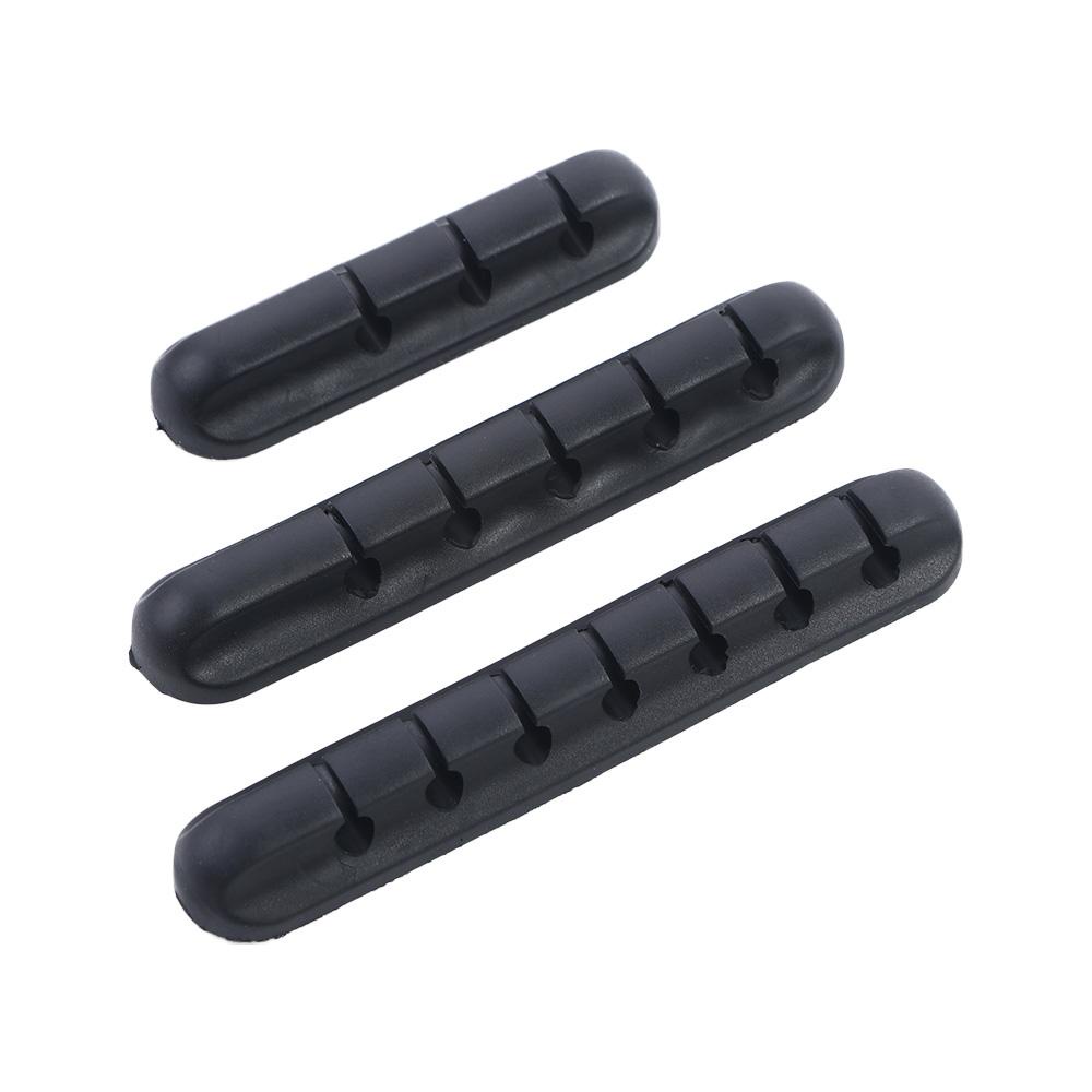 Dụng Cụ Sắp Xếp Dây Cáp Sạc USB Bằng Silicone|Giá Đỡ Dây Cáp / Thẻ Để Bàn Tiện Dụng