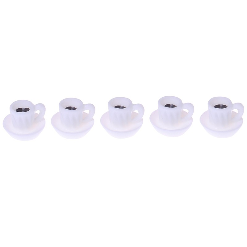 Bộ 5 Tách Cà Phê Mini Đồ Chơi Cho Búp Bê