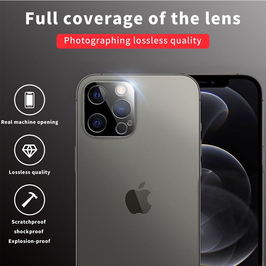 Kính cường lực bảo vệ Camera Cho Xiaomi Mi 11 Lite 10T 11T Pro Poco X3 Pro NFC F3 M3 Redmi 10 Note 10 9 Pro 10s 9s 9T