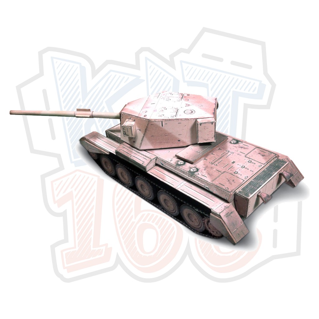 Mô hình giấy Xe tăng quân sự FV4101 Charioteer Tank Destroyer - World of Tanks