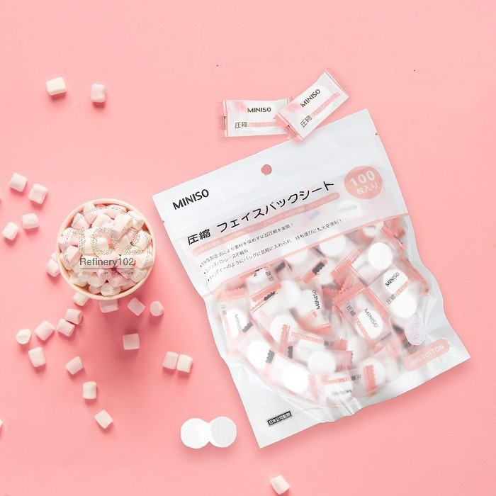 Mặt nạ giấy nén Miniso (1k/viên mua trên 10 viên) | BigBuy360 - bigbuy360.vn