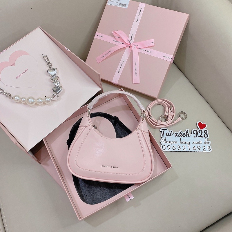 (Đủ 3 màu) Túi CK ngọc hộp nơ hồng mới nhất 2022 fullbox