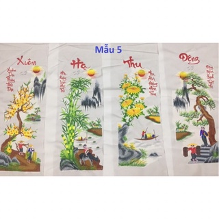 tranh thêu tứ quý sỉ lẻ