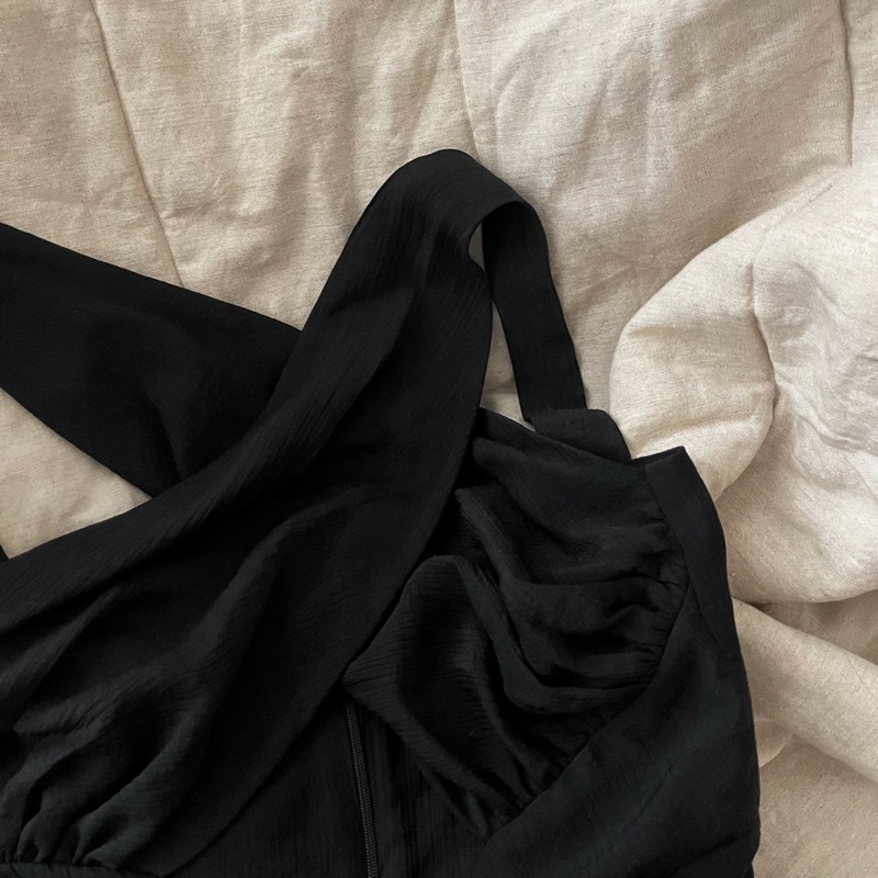 Jumpsuit chéo ngực nhã phương