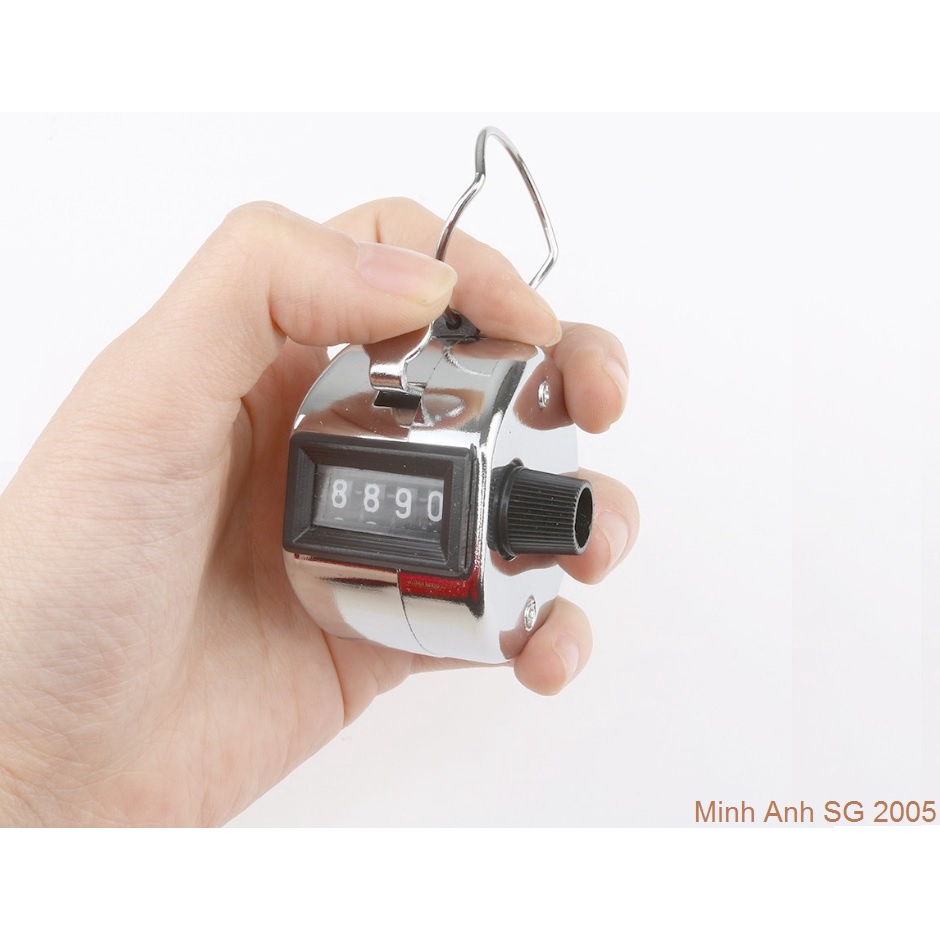 Máy đếm - Hand counter - Máy bấm gôn - Bấm golf - Chơi golf, niệm Phật, đếm khách, sản phẩm…Máy đếm 0000~9999