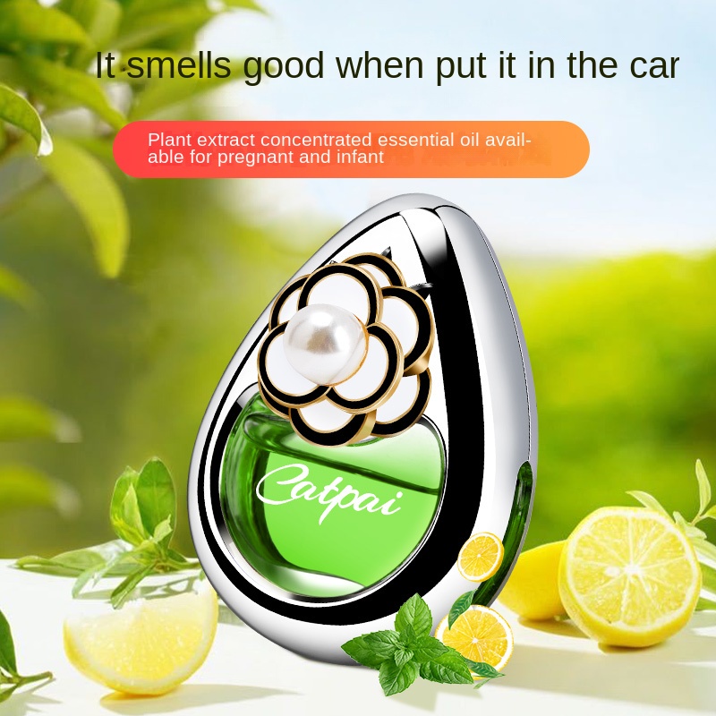 Dụng Cụ Khuếch Tán Nước Hoa Trang Trí Xe Hơi Hình Hoa Trà