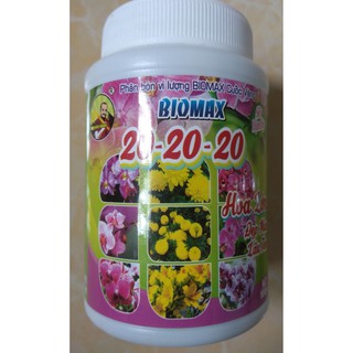 Phân bón vi lượng NPK 20-20-20 - chai 100 gram BOMAX
