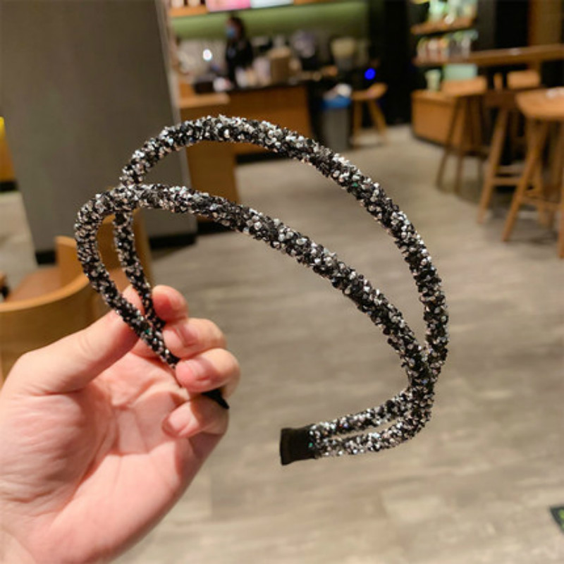 Đồ Cài Tóc Đính Đá Lấp Lánh Phong Cách Hàn Quốc Cho Nữ