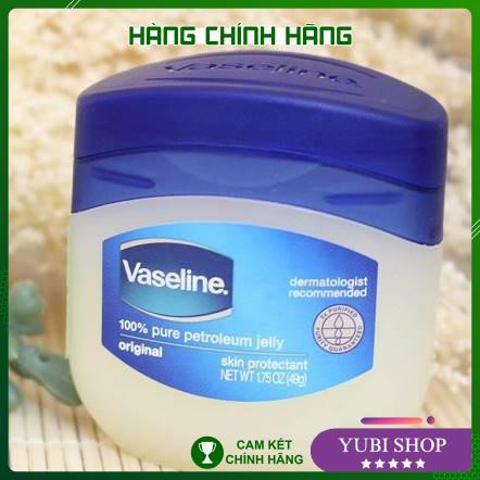 Kem Dưỡng Ẩm Vaseline Chính Hãng Của Mỹ - Kem Giảm Nứt Nẻ, Khô Da Vaseline 100% Pure Petroleum Jelly 49g - Sale