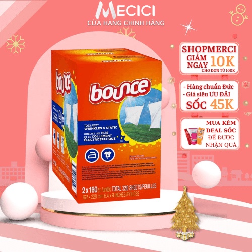 TÁCH LẺ Giấy thơm quần áo Bounce giúp lưu hương, loại bỏ nấm mốc trên quần