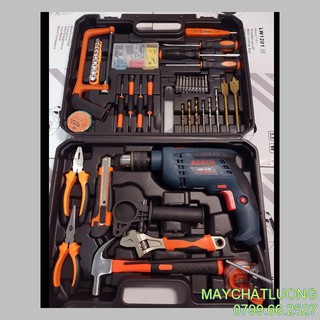 Bộ máy khoan bosch 600w _ 100 món đồ nghề
