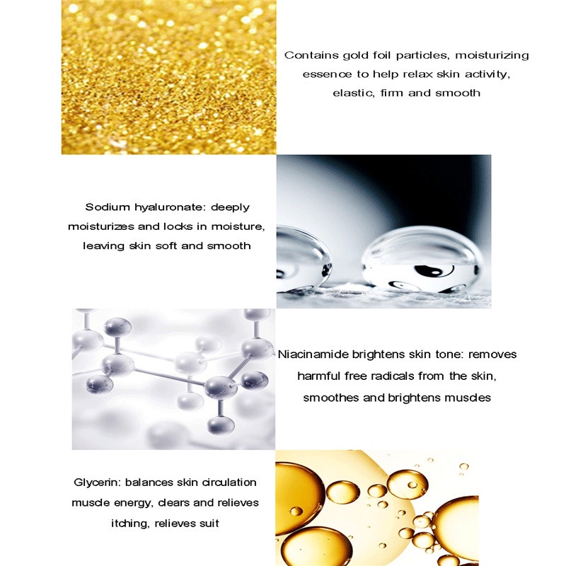 [Hàng mới về] Tinh chất dưỡng da vàng 24K Niacinamide cấp ẩm se khít lỗ chân lông săn chắc da mặt 50ml | BigBuy360 - bigbuy360.vn