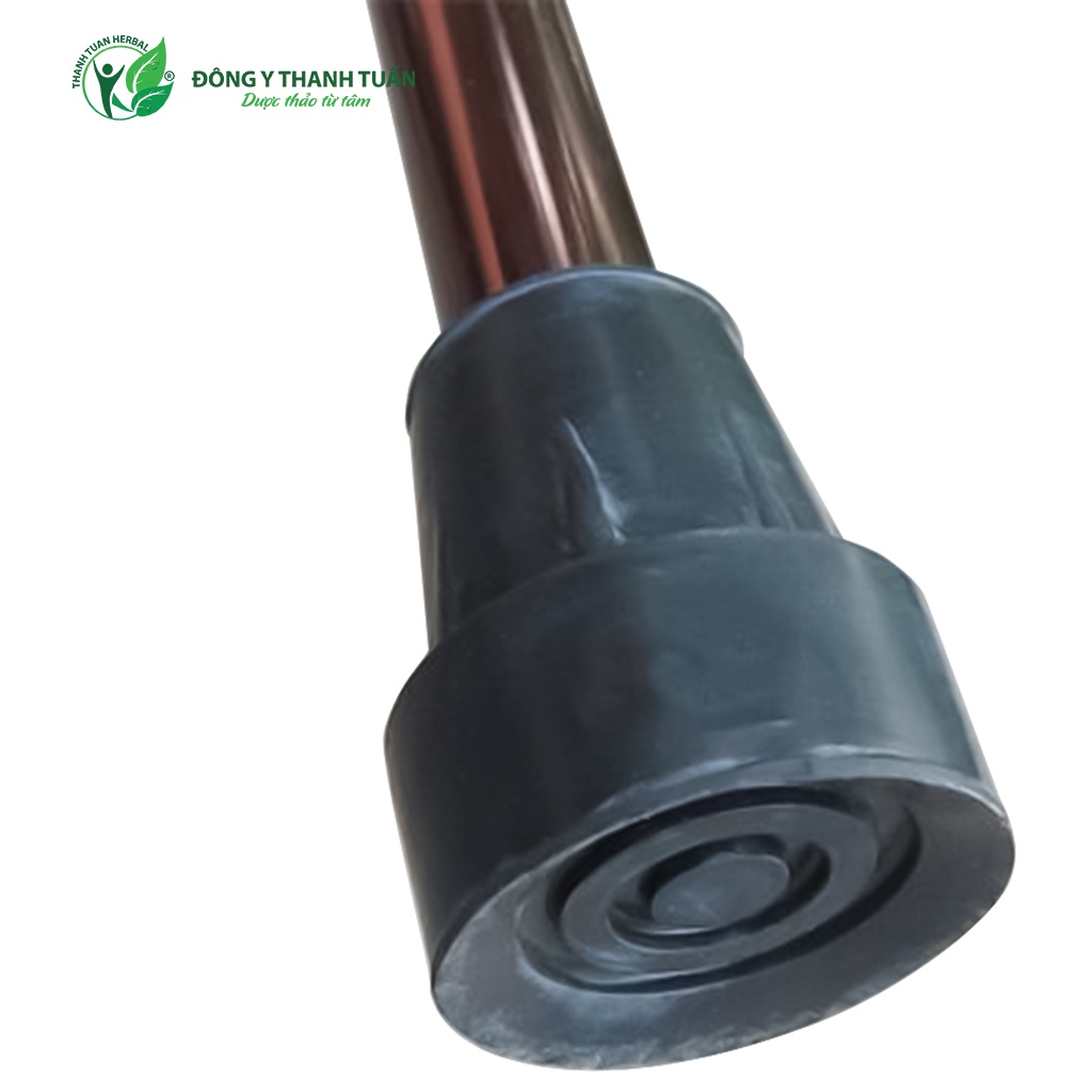 Gậy Batoong Lucass Y-27/Y590 tiêu chuẩn Mỹ, Gậy gấp gọn 3 khúc có điều chỉnh chiều cao, chất liệu hợp kim nh