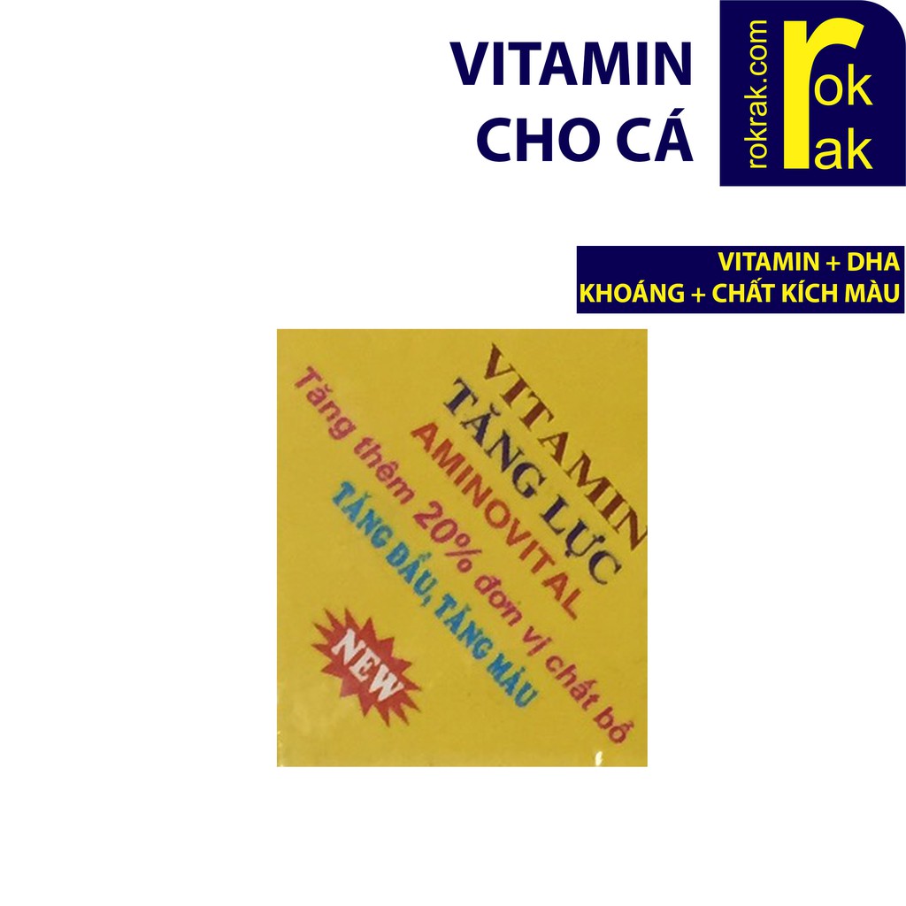 Vitamin cho cá La Hán Rồng Dĩa kích tăng đầu tăng màu