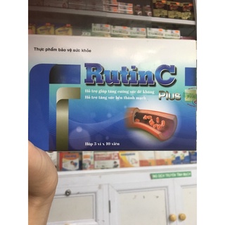 rutin C plus, tăng sức đề kháng, bền thành mạch