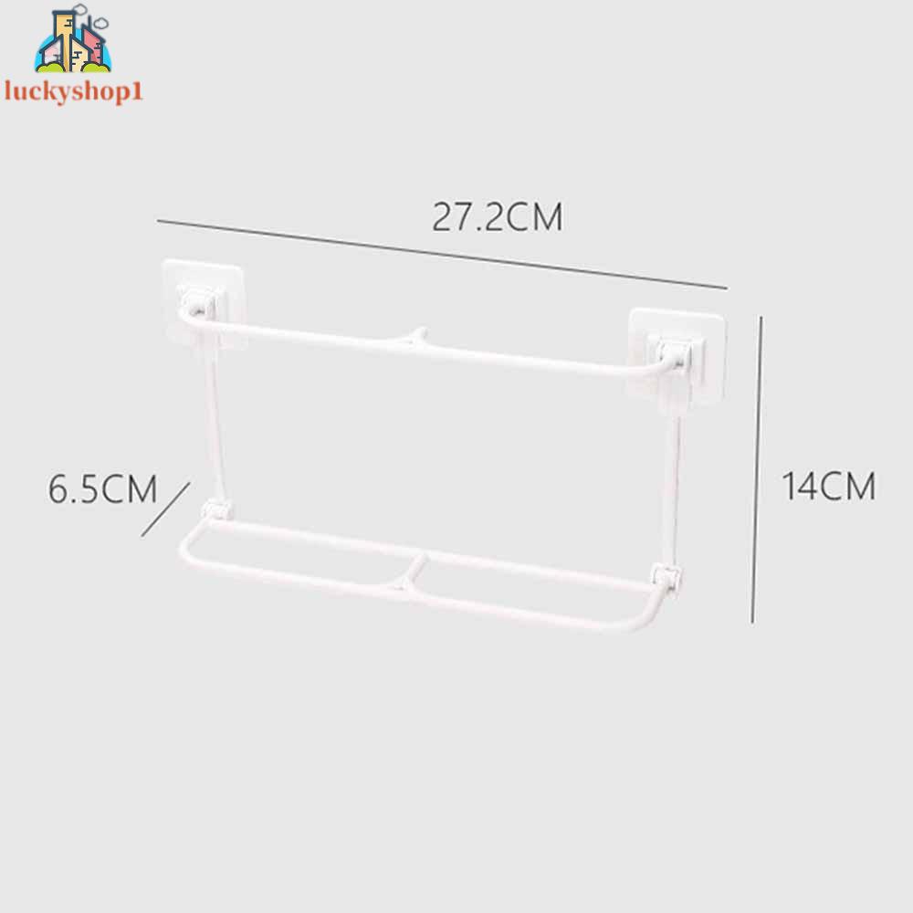 Có thể gập lại phòng tắm dép chủ treo tường miễn phí đục lỗ nhà vệ sinh dép chủ đôi lớp bọt dính