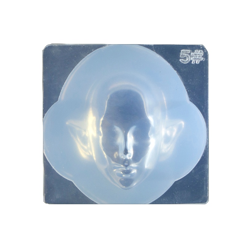 Khuôn silicone làm mặt búp bê 3d DIY