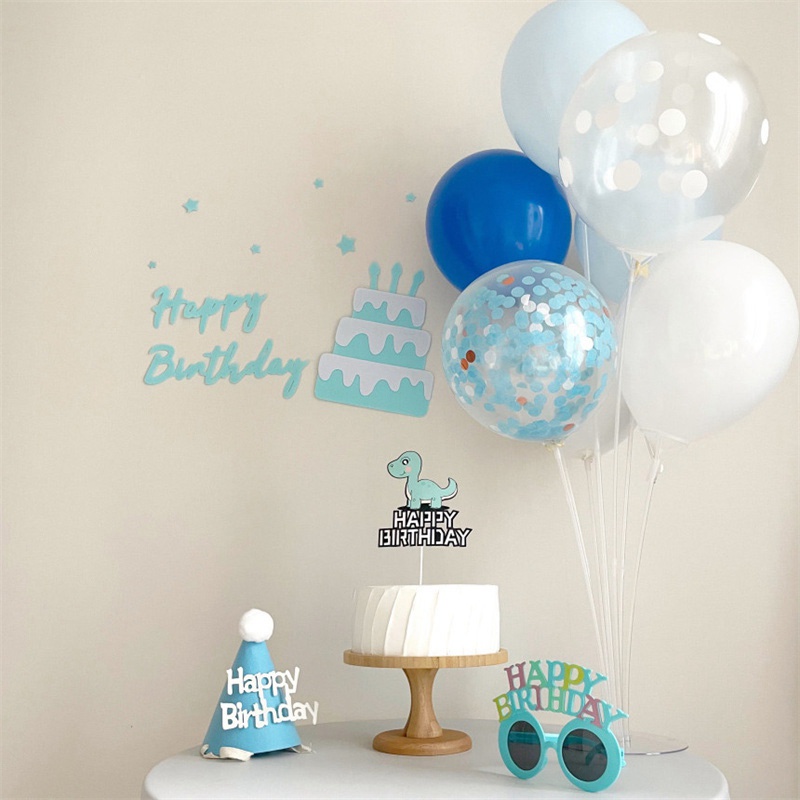 Bộ Chữ Happy Birthday Số 0-9 Dán Tường Trang Trí Tiệc Sinh Nhật