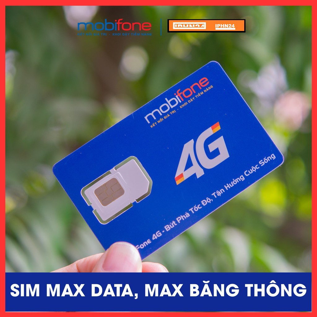 Sim mobi 4G 1 năm ❤ [IPHN2-IPHN24] sim vào mạng mobifone max băng thông, Miễn Phí 12 Tháng