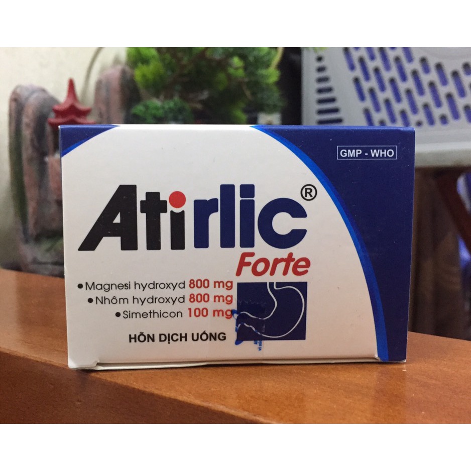 Atirlic forte giúp giảm nhanh viêm loét dạ dày, đầy hơi chướng bụng hiệu quả .