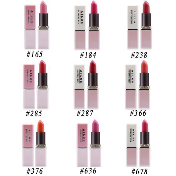 Naris - Son Lì mịn môi giàu độ ẩm Naris Ailus Smooth Lipstick Cao cấp Nhật Bản 3,7g