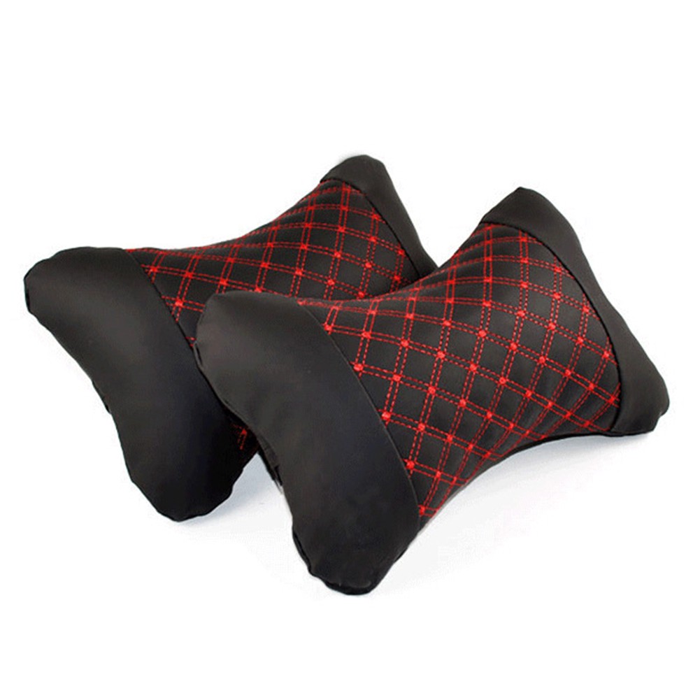 Gối Tựa Đầu Giả Da Sợi Nhỏ Tiện Dụng Cho Xe Hơi