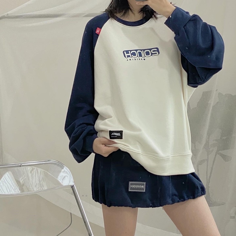 SWEATER LOGO TAY PHỐI