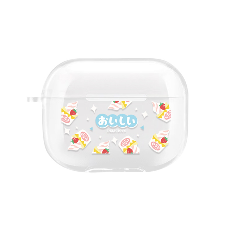 Vỏ bảo vệ hộp sạc tai nghe Airpods thế hệ 1/2 bằng Silicon dẻo họa tiết dễ thương