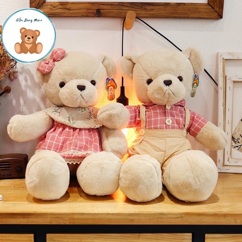 Gấu Bông Teddy - Teddy Đôi Dễ Thương Cho Bé - Gấu Bông Mina