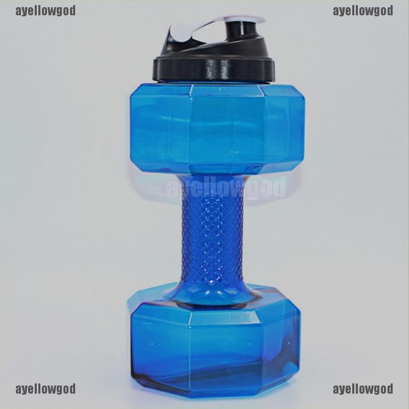 Bình nước thể thao hình quả tạ 2.2l