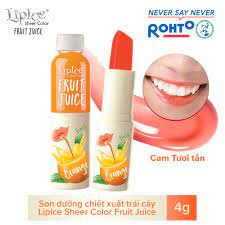 Son Dưỡng Môi Lipice Sheer Color Fruit Juice Có Màu CHÍNH HÃNG ROHTO Nhật Bản