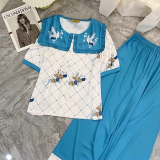 PYJAMA LỤA DÀI HOẠ TIẾT CAO CẤP MÃ 2022-149